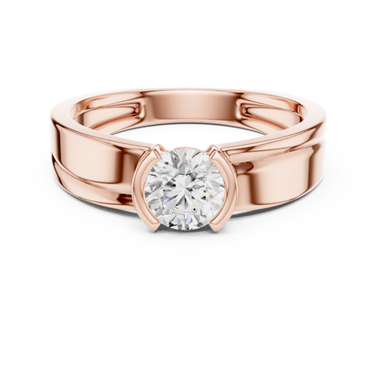 Zephyr Solitaire Diamond Ring for Men
