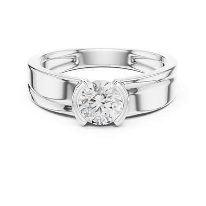 Zephyr Solitaire Diamond Ring for Men