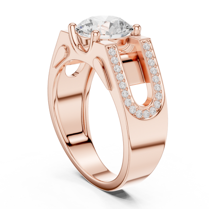 Arvandor Solitaire Ring for Men