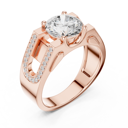 Arvandor Solitaire Ring for Men