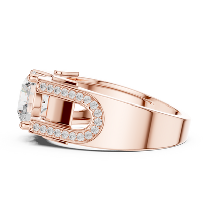 Arvandor Solitaire Ring for Men