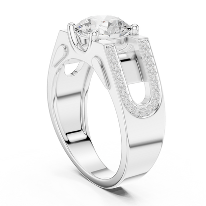 Arvandor Solitaire Ring for Men