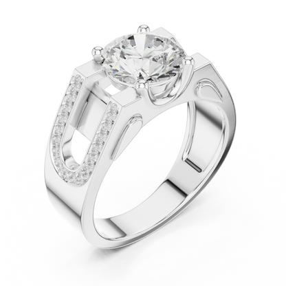 Arvandor Solitaire Ring for Men