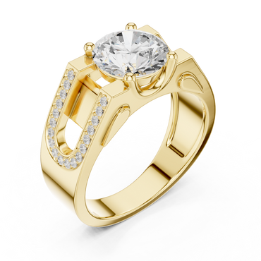 Arvandor Solitaire Ring for Men