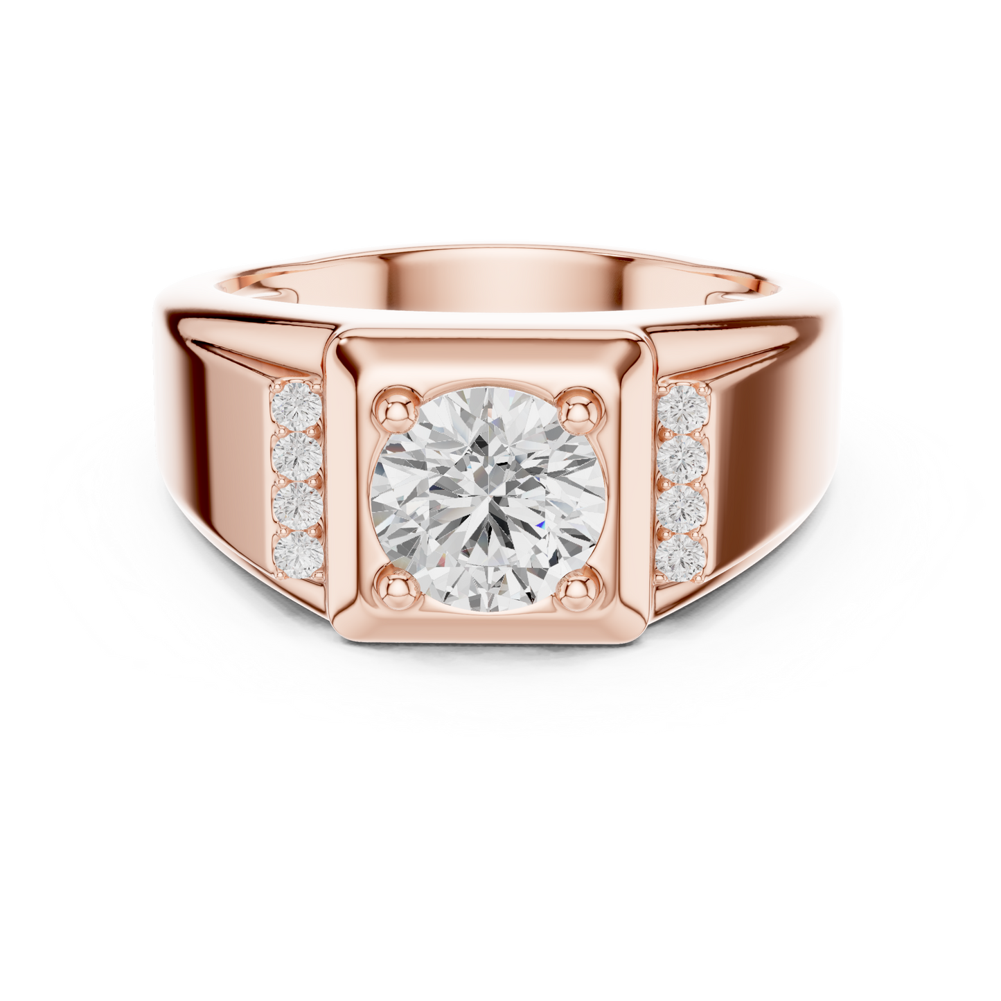 Caledor Solitaire Diamond Ring for Men
