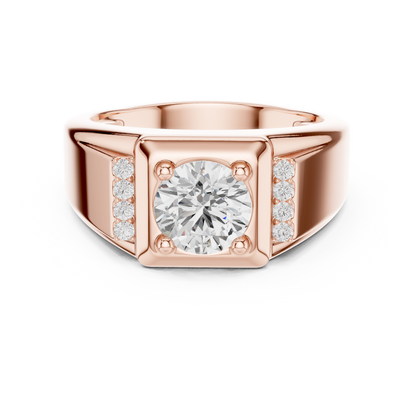 Caledor Solitaire Diamond Ring for Men