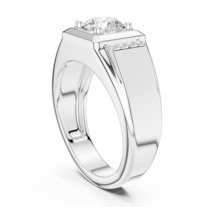 Caledor Solitaire Diamond Ring for Men