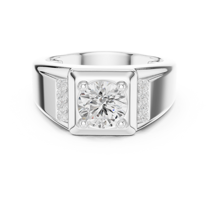 Caledor Solitaire Diamond Ring for Men