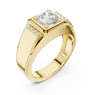 Caledor Solitaire Diamond Ring for Men