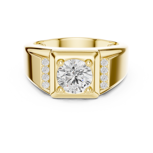 Caledor Solitaire Diamond Ring for Men