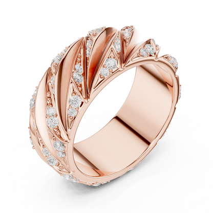Noir Luxe Diamond Ring for Men