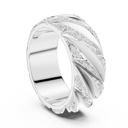 Noir Luxe Diamond Ring for Men