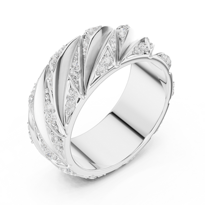 Noir Luxe Diamond Ring for Men