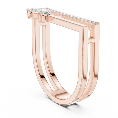 Auryn Crest Diamond Ring