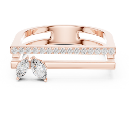 Auryn Crest Diamond Ring