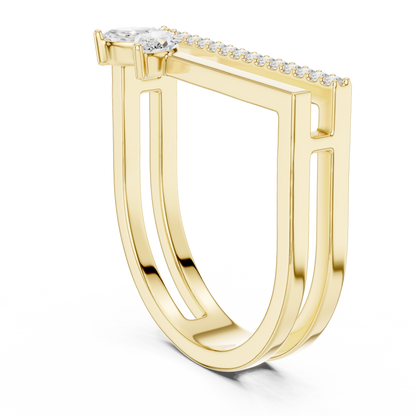 Auryn Crest Diamond Ring