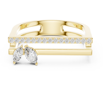 Auryn Crest Diamond Ring