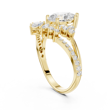 Crystal Pact Diamond Ring