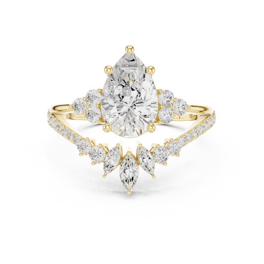 Crystal Pact Diamond Ring
