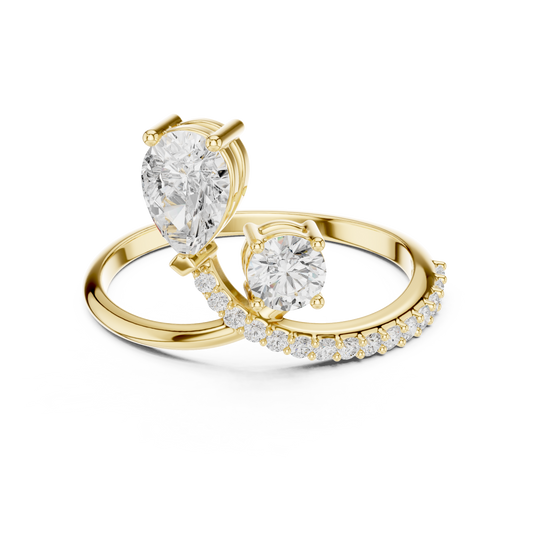 Phoenix Knot Diamond Ring