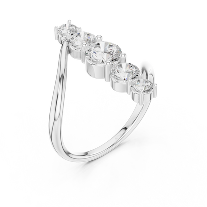 Velvet Circle Diamond Ring