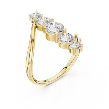 Velvet Circle Diamond Ring