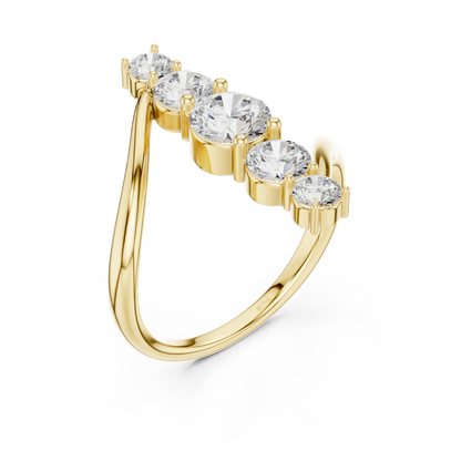 Velvet Circle Diamond Ring
