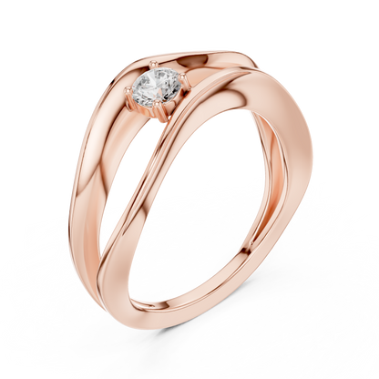 Silken Halo Diamond Ring