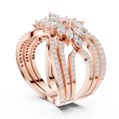 Crown Jewel Diamond Ring