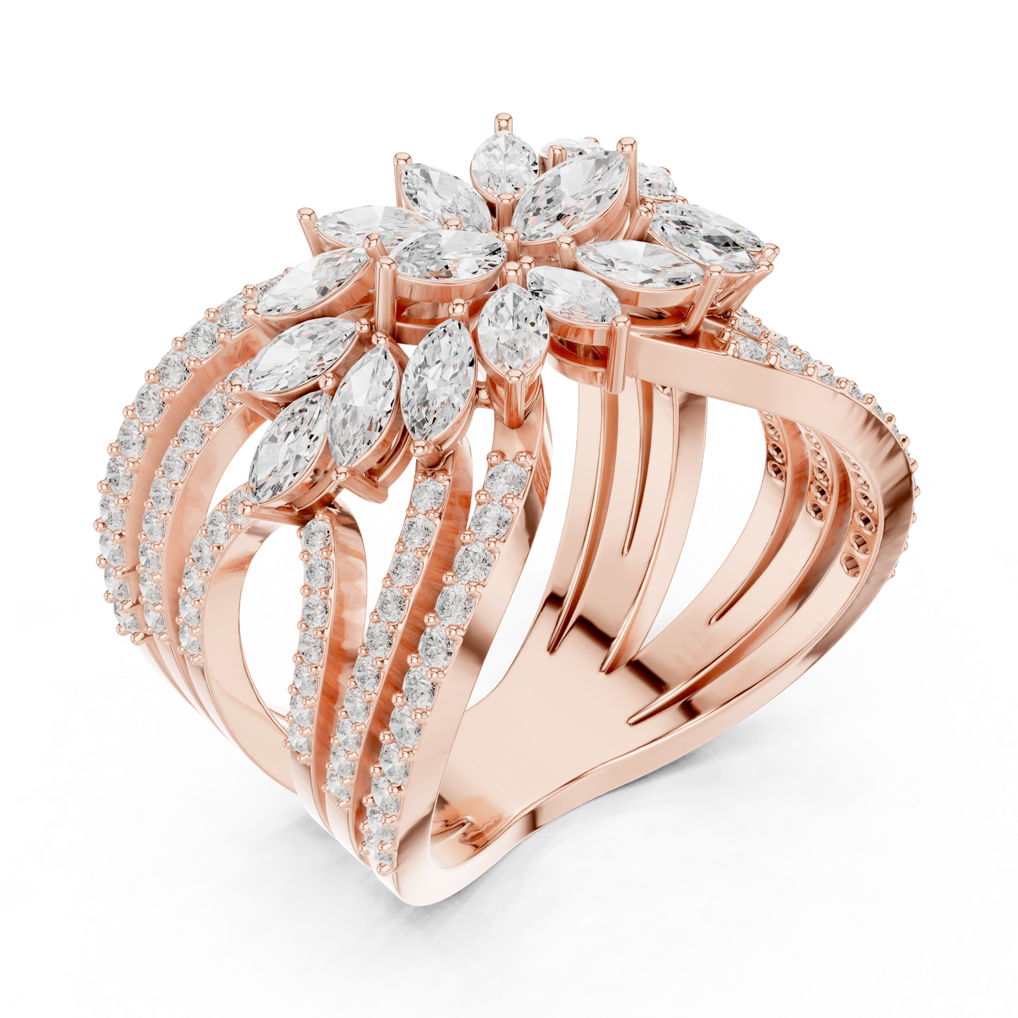 Crown Jewel Diamond Ring