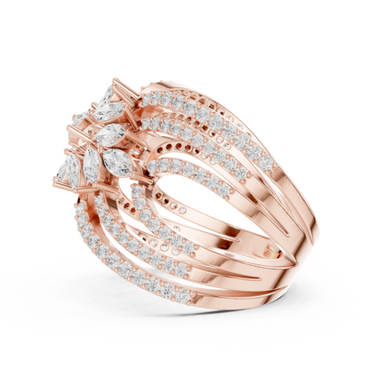 Crown Jewel Diamond Ring