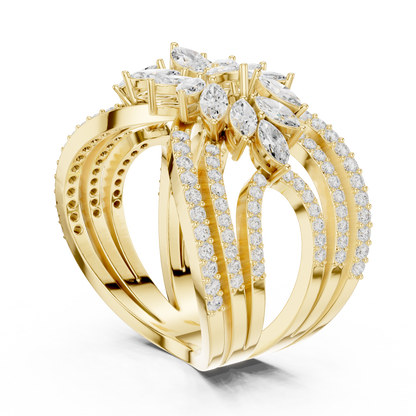 Crown Jewel Diamond Ring