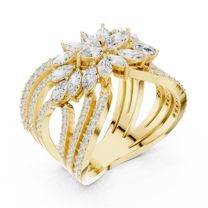 Crown Jewel Diamond Ring