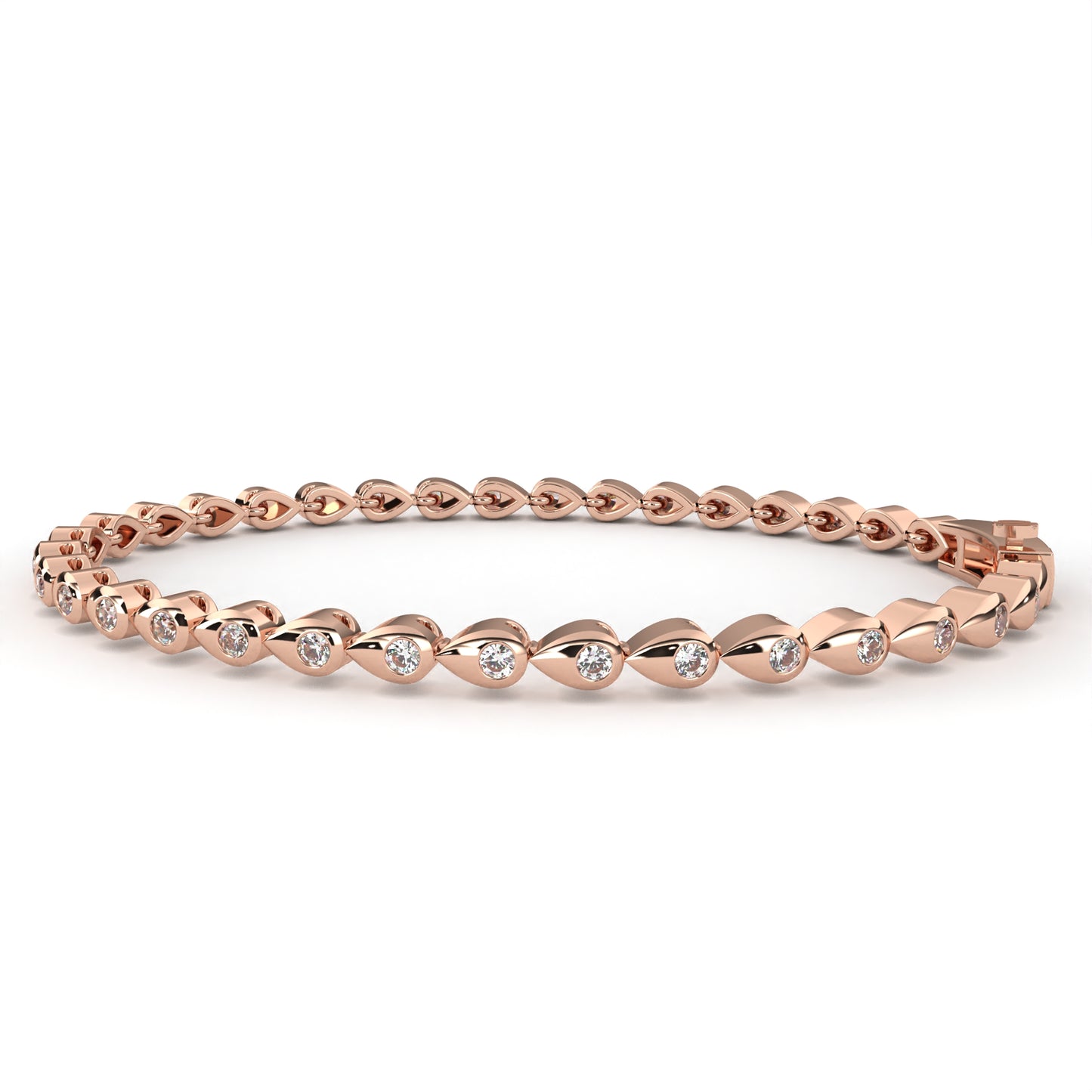 Ivory Shine Line Diamond Bracelet