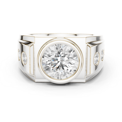 Phantom Stone Men Solitaire Ring