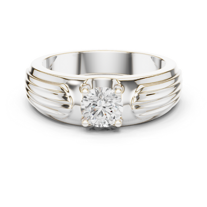 Rogue Solitaire Ring for Men