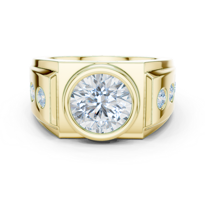Phantom Stone Men Solitaire Ring