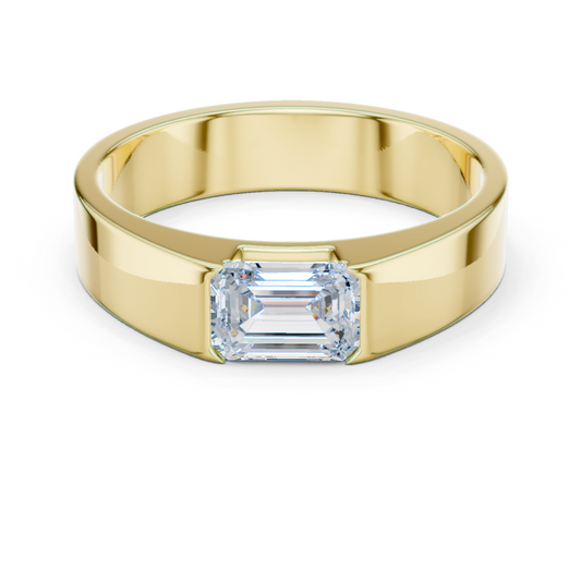 Aether Solitaire Ring for Men