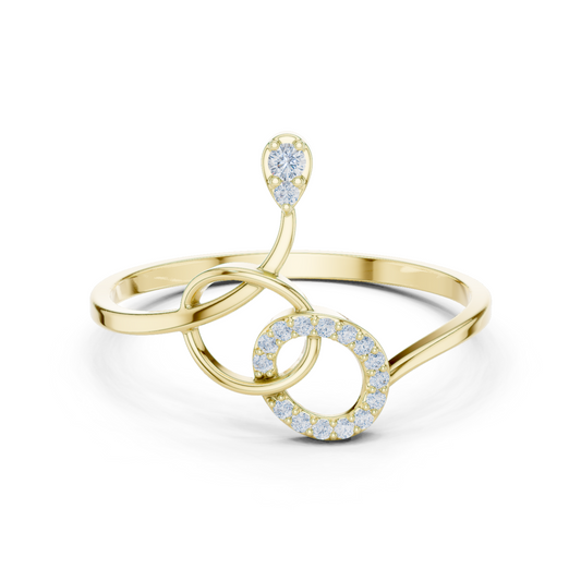 Eclipse Band Diamond Ring