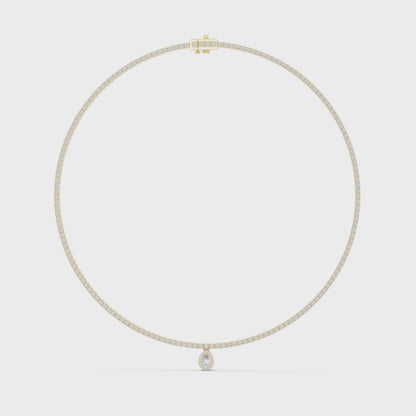 Crown Radiance Diamond Necklace