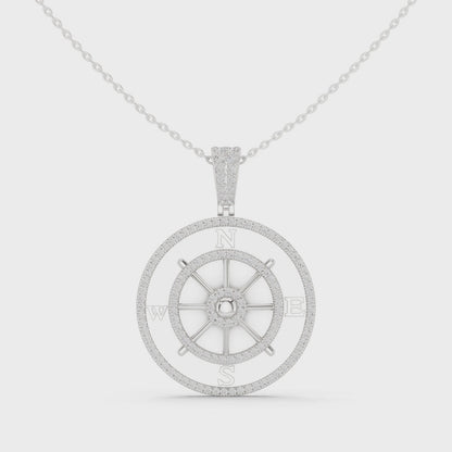 Solstice Spin Diamond Pendant