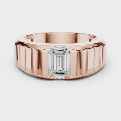 Elan Solitaire Diamond Ring for Men