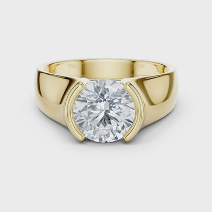 Sceptre Solitaire Ring for Men