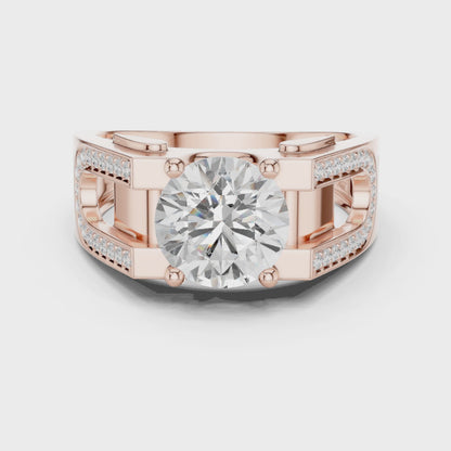 Arvandor Solitaire Ring for Men