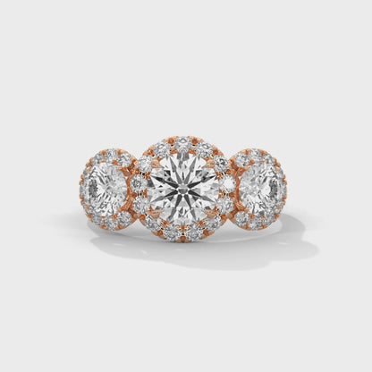 Velora Stone Round Solitaire Ring