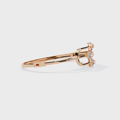 Daisy Gleam Diamond Bangle