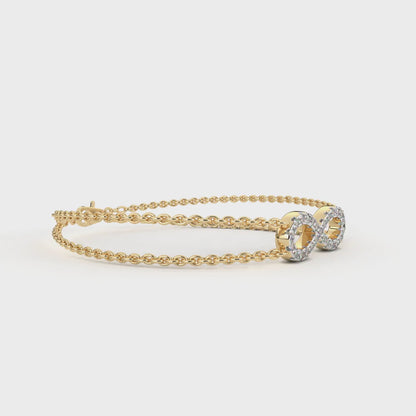 Infinity Glow Diamond Bracelet