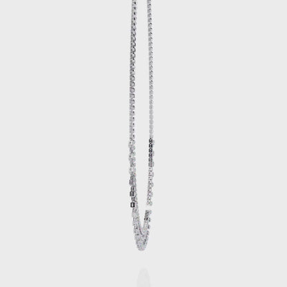 Lyra Blanc Diamond Necklace