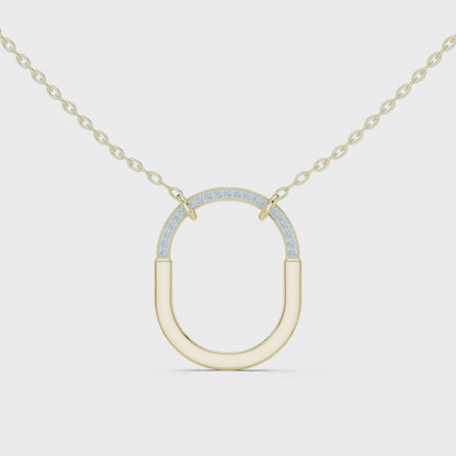 Radiant Charm Diamond Pendant