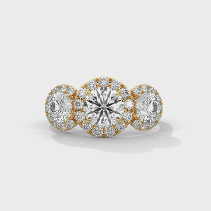 Velora Stone Round Solitaire Ring